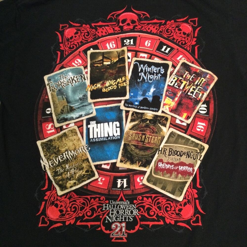 Halloween Horror Nights T-Shirt Medium adult